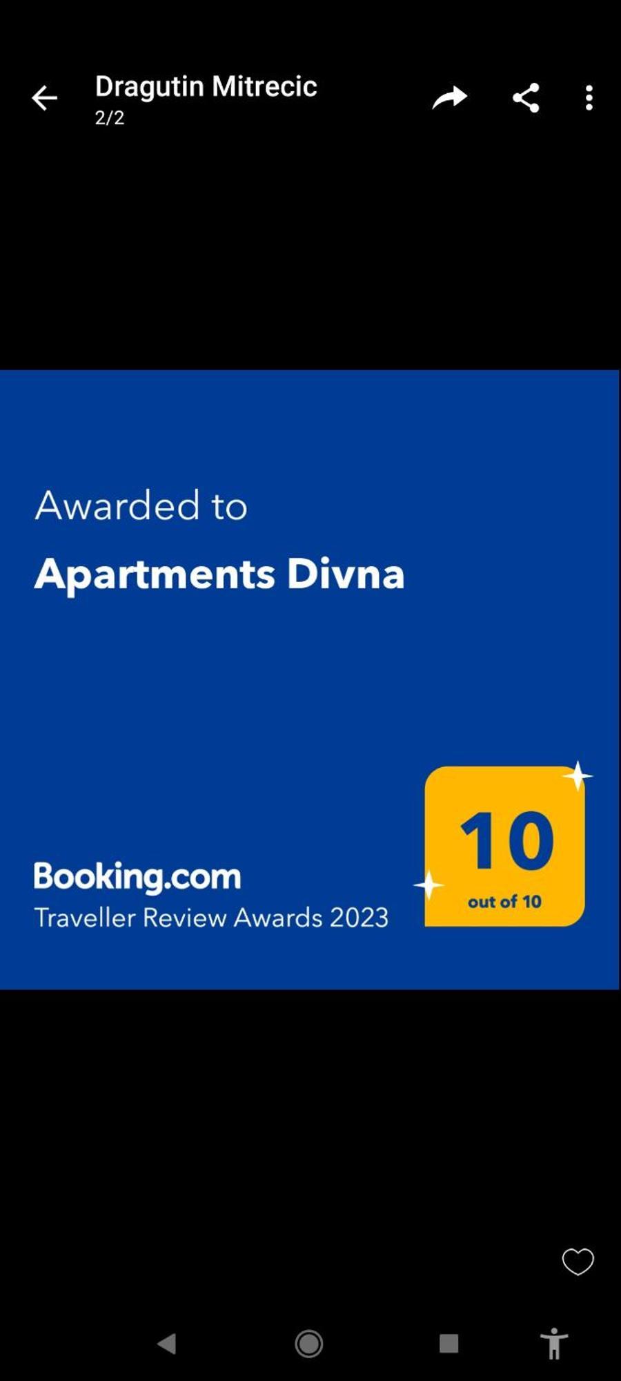 Apartments Divna Baška Voda Eksteriør billede